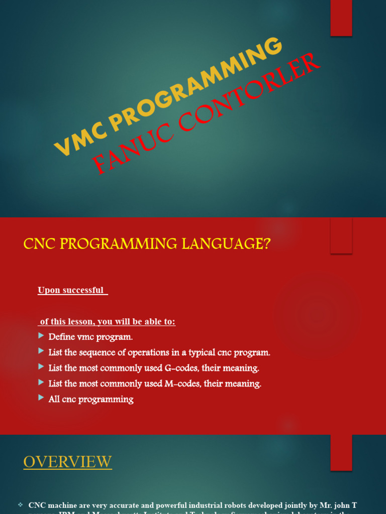 VMC Programming | PDF | Numerical Control | Drilling