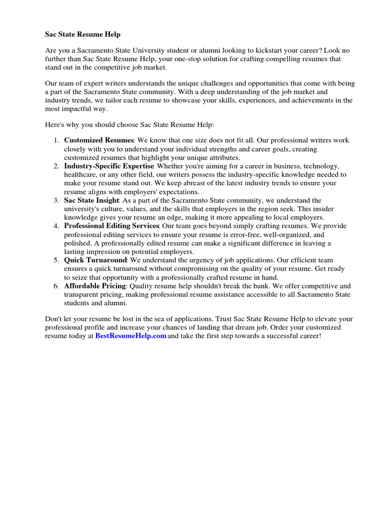 Sac state resume help pdf r sum procedural knowledge
