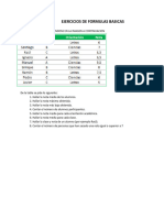 Ejercicios Varios de Excel