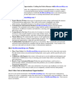 International Resume Format in Word Download