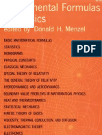 Fundamental Formulas of Physics D.menzel 1960