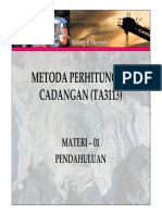 TA 3113 Materi#01 Pendahuluan