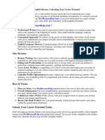 Resume English Business