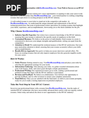 Hvac Technician Cover Letter Examples