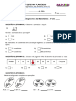 Diagnóstica de Matemática - 4º Ano (Reparado)