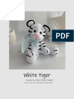 Dan - Art - Estonia - Whitetiger - 129511 Dukke Dyr Hvid Tiger Sød