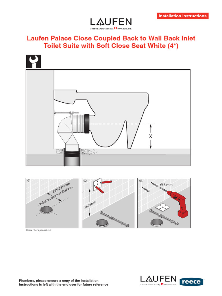 Installation Instructions LAUFEN Download Free PDF Tools Plumbing