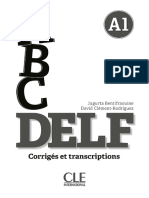 ABC DELF A1 - 2022 Corrigés et transcriptions