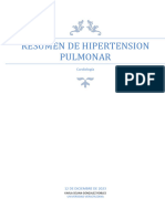 Resumen de Hipertension Pulmonar-Karla Selina Gonzalez Robles