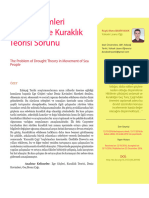 Deniz Kavimleri Hareketinde Kuraklik Teorisi Sorun