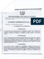 Acuerdogubernativo305 2009
