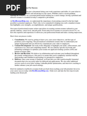 New Resume Format in Ms Word
