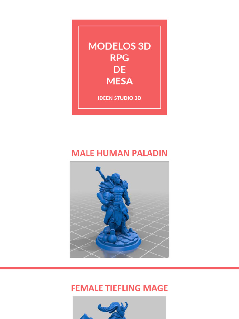 3D RPG Character Models Collection | PDF