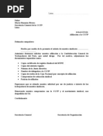 Solicitud de Afiliación a La CGTP