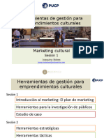 Marketing Cultural. Sesión 1 2023