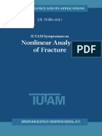 (Solid Mechanics and its Applications 49) Z. P. Bažant (auth.), J. R. Willis (eds.) - IUTAM Symposium on Nonlinear Analysis of Fracture_ Proceedings of the IUTAM Symposium held in Cambridge, U.K., 3–7