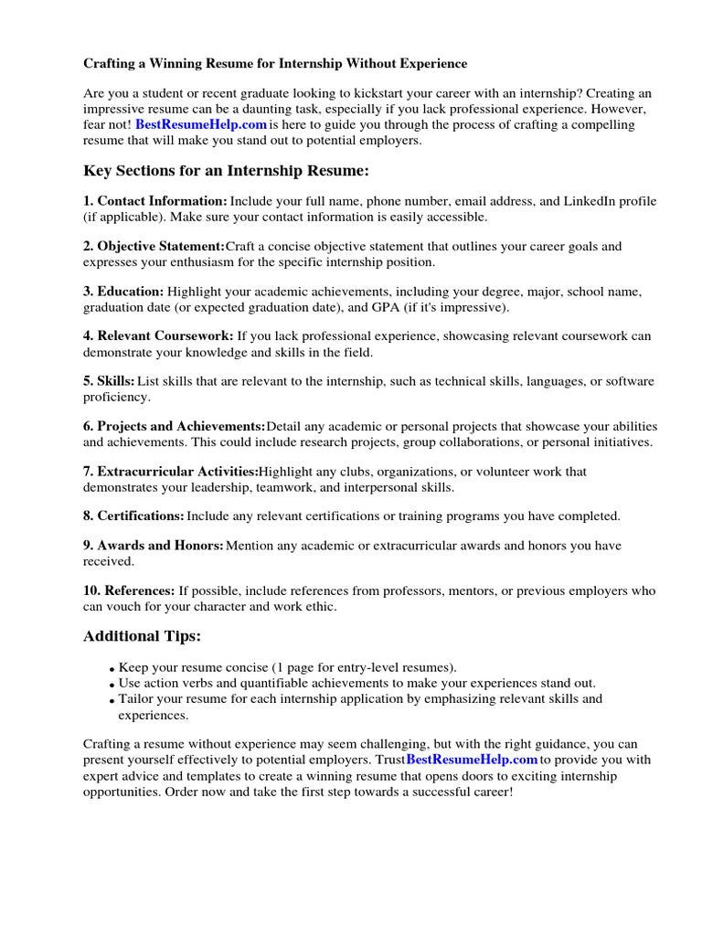 HOW TO WRITE A RESUME FOR AN ENGINEERING INTERNSHIP WITH NO EXPERIENCE visual data 4
