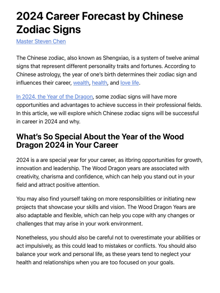 Is Your Career Path Right For You Career Insights For The Chinese Zodiac Sign Born In 1965 - qdu72xb
