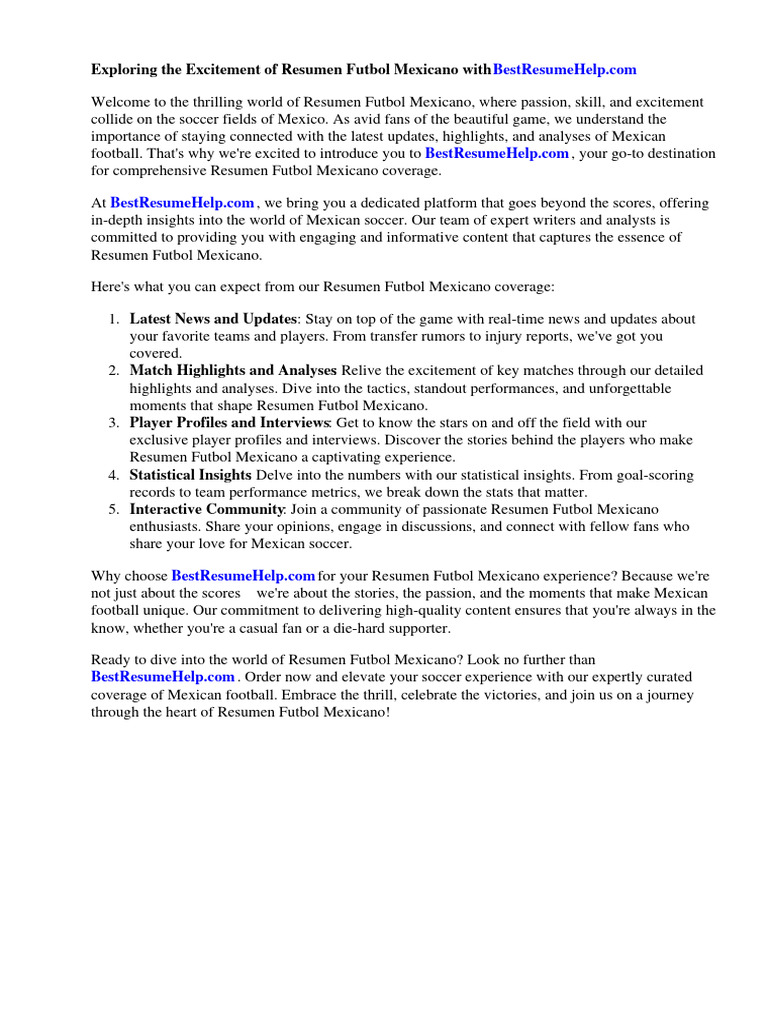 Resumen Futbol Mexicano PDF - 1719765183