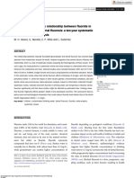 Factors Influencing The Relationship Between Fluoride in