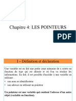 Pointeurs Chap4