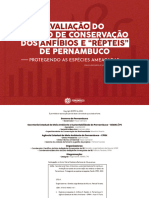 E Book Avaliacao Do Estado de Conservacao Dos Anfibios e Repteis de Pernambuco Vermelho LEITURA ATUALIZADA 2.0 1