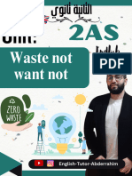 Waste Not Want Not Summary