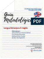 Guía Metodológica-Lengua Extranjera II-Inglés-Primavera 2024