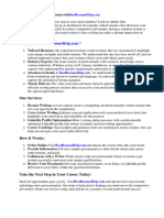 Example of A Healthcare Resume