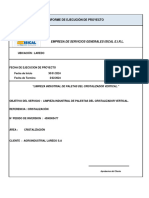 Informe N°4500005477 Limpieza de Paletas y Eje Instalado en Cristalizador Vertical