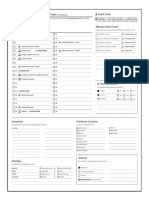 Settlement Sheet - The Fae