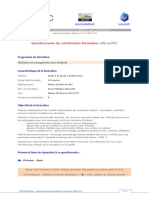 0928 184 4.0 Questionnaire de Satisfaction A Chaud Formation efficaciTIC