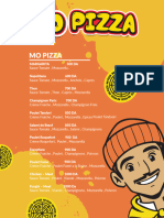 MoPizza Menu Vertical