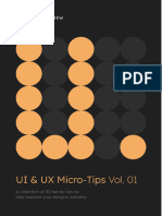 UI UX Micro Tips Volume One