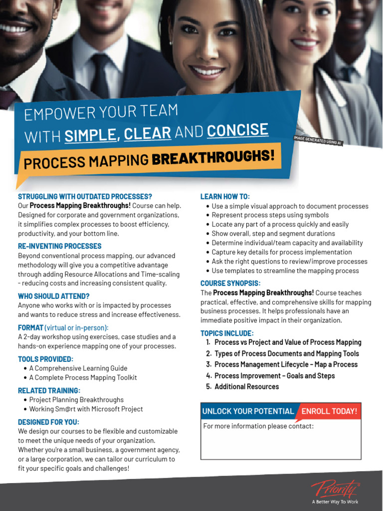 Process Mapping Breakthroughs Course | PDF | Business | Learning