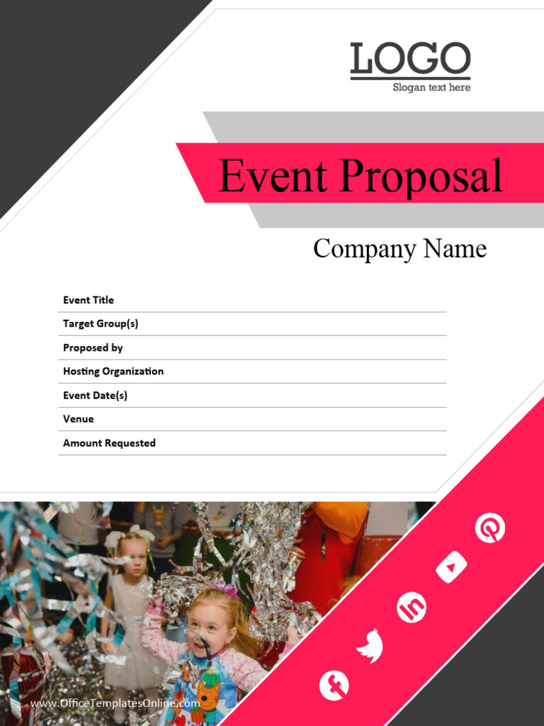 Event Proposal Template PDF Risk Public Finance
