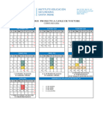 Calendario PROXECTO