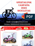 Catalogo Bicicletas HYM 2023 PRECIO OFERTA