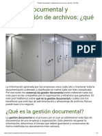 Gestión Documental y Organización de Archivos - ¿Qué Es - EYPAR