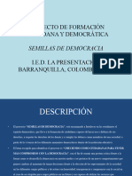 Proyecto de Formación Ciudadana y Democrática