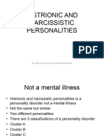 HISTRIONIC AND NARCISSISTIC PERSONALITIES