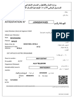 Attestation N°: Boussakra Walid