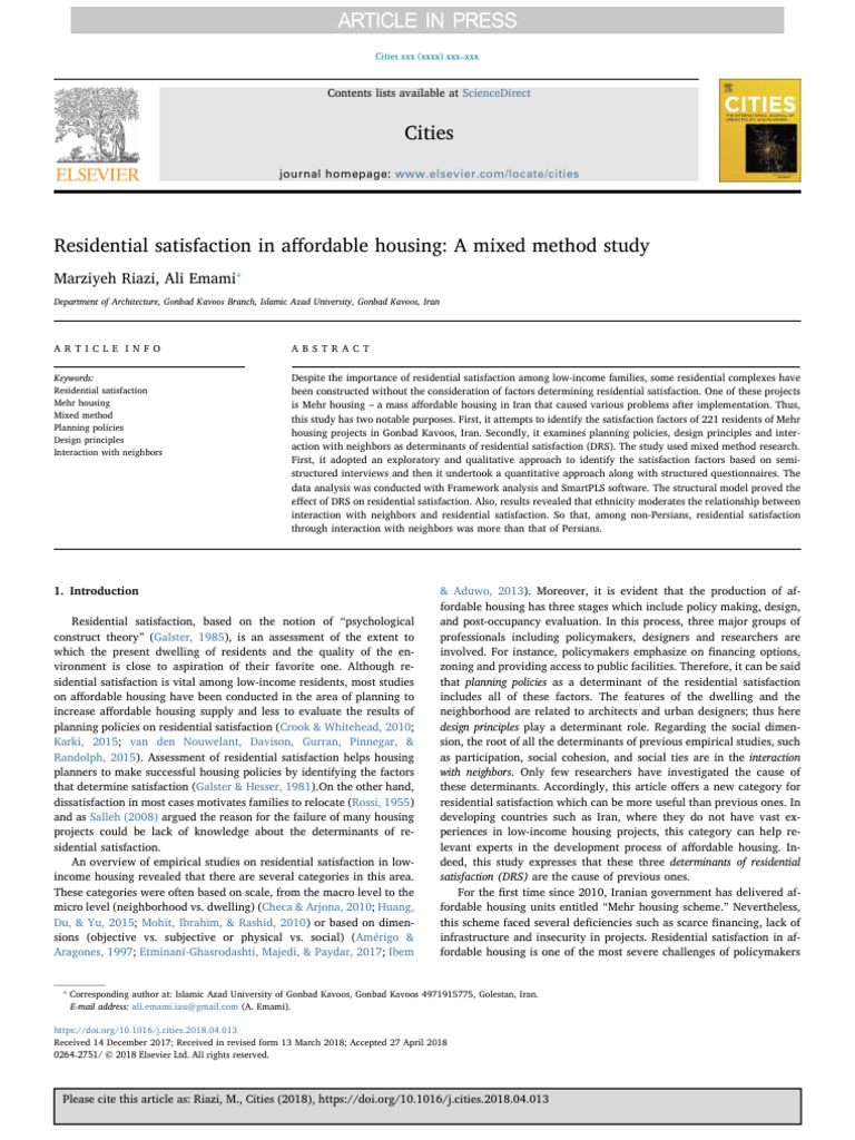 residential-satisfaction-in-affordable-housing-a-mixed-method-study