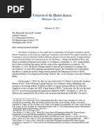 Oversight Patrick Ho Documents Letter