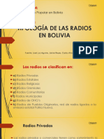 Unidad 4 - Tipología de La Radio en Bolivia (Tema 1)