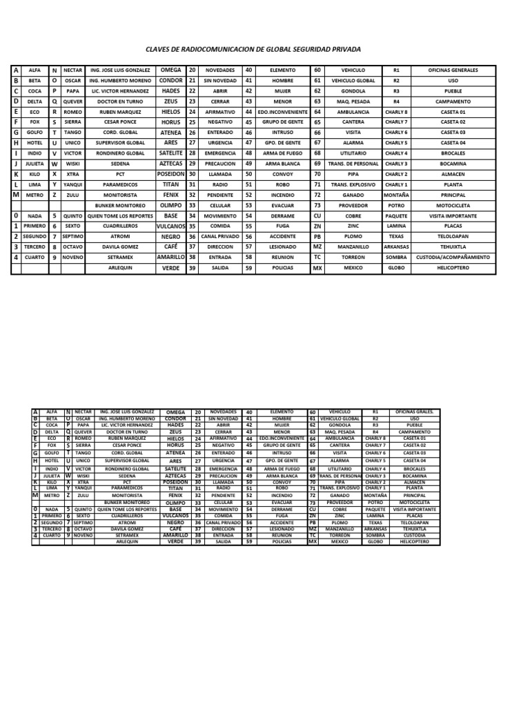 Claves de Radio Comunicacion Global PDF Nutrientes esenciales Rieles