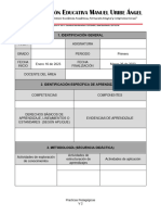 PLAN DE AULA - Formato Vigente