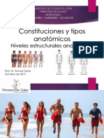 Constituciones Anatómicos y Niveles Estructurales Del Cuerpo