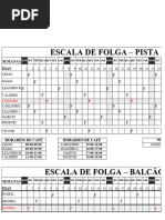 Escala de Enfermagem Mensal | PDF