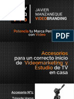 Accesorios Videomarketing y Estudio de TV en Casa